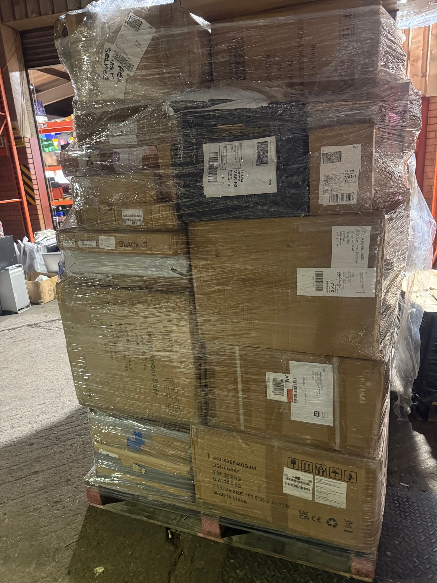 TIKTOK/TEMU/SHEIN/AMAZON Fulfilment Pallets Mixed Stock Returns/New